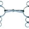 Korsteel Stainless Steel Jointed 3 Ring Dutch Gag Bit -Saddle Shop 10576 17645
