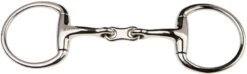 JP Korsteel Stainless Steel French Link Eggbutt Snaffle Bit