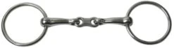 JP Korsteel Stainless Steel French Link Loose Ring Snaffle Bit