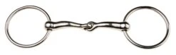 JP Korsteel Stainless Steel Jointed Loose Ring Snaffle Bit