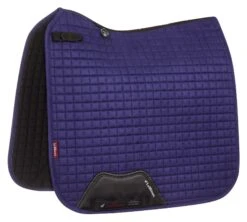 LeMieux Pro Sport Suede Dressage Square Ink Blue