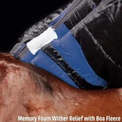 WeatherBeeta ComFiTec Ultra-Cozi II Detach-a-Neck Medium Turnout Rug -Saddle Shop 10938 18374