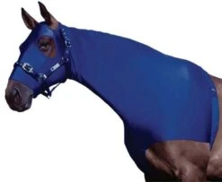 Weatherbeeta Stretch Horse Hood With Zip Navy