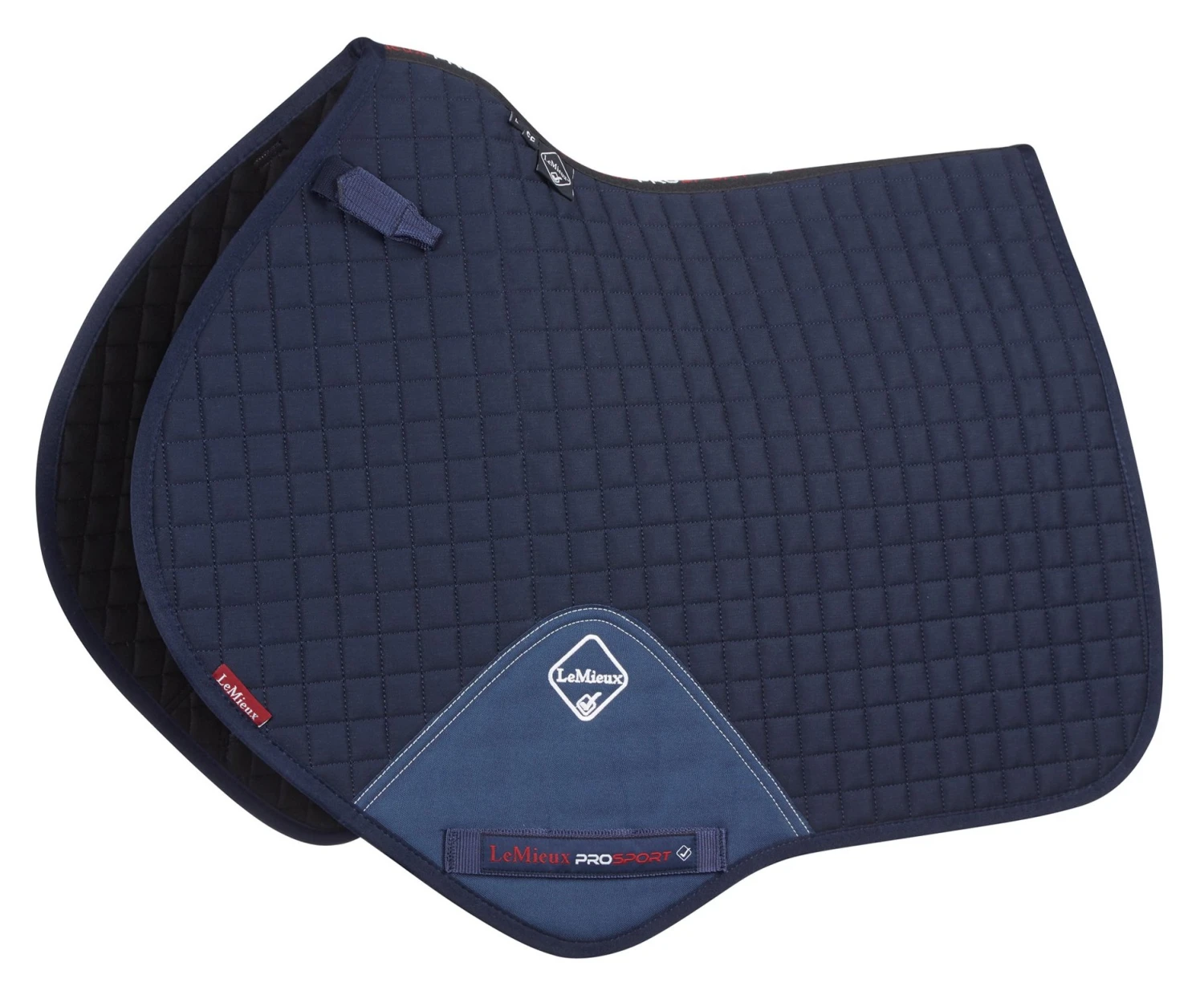 LeMieux Pro Sport Cotton Close Contact Square Navy 3 LeMieux Pro Sport Cotton Close Contact Square Navy