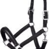 LeMieux Anatomic Leather Headcollar Black -Saddle Shop 11363 19228