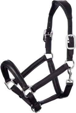 LeMieux Anatomic Leather Headcollar Black