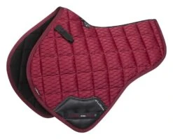 LeMieux Carbon Mesh Air Close Contact Half Square Mulberry