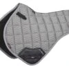LeMieux Carbon Mesh Air Close Contact Half Square Grey -Saddle Shop 11400 19297