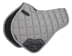 LeMieux Carbon Mesh Air Close Contact Half Square Grey