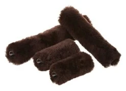 LeMieux Lambskin Headcollar Set Brown