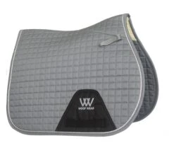 Woof Wear GP Saddle Cloth Brushed Steel
