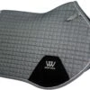 Woof Wear Close Contact Saddle Cloth Brushed Steel -Saddle Shop 11840 19862