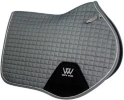 Woof Wear Close Contact Saddle Cloth Brushed Steel