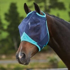 WeatherBeeta ComFiTec Fine Mesh Mask Navy/Turquoise