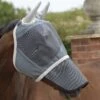 WeatherBeeta Deluxe Fly Mask With Nose Grey -Saddle Shop 12538 20555