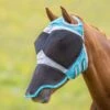 Shires Fine Mesh Fly Mask With Ear Holes & Nose 2 Shires Fine Mesh Fly Mask With Ear Holes & Nose -Saddle Shop 12804 30212
