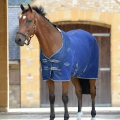 WeatherBeeta Dark Blue Fleece Cooler Rug