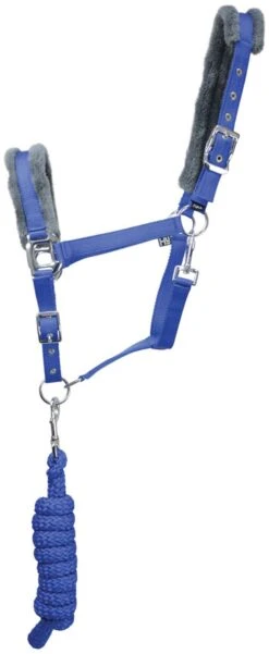 Hy Sport Active Head Collar & Rope Regal Blue