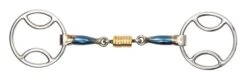 Shires Blue Sweet Iron Bevel With Roller Link 6356