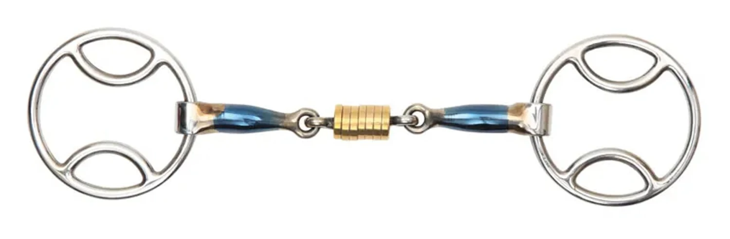 Shires Blue Sweet Iron Bevel With Roller Link 6356 3 Shires Blue Sweet Iron Bevel With Roller Link 6356