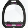 Flex-On Green Composite Inclined Ultra Grip Stirrups - Black/Black/Pink 1 Flex-On Green Composite Inclined Ultra Grip Stirrups - Black/Black/Pink -Saddle Shop 13653 26368
