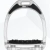 Flex-On Aluminium Inclined Ultra Grip Stirrup Irons - Grey/Grey/Black -Saddle Shop 13654 26076