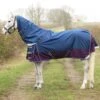 DefenceX System 0 Turnout Rug With Detachable Neck Cover -Saddle Shop 13699 26203
