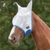Weatherbeeta ComFiTec Essential Mesh Mask White/Delft Blue/Mint -Saddle Shop 14247 27227