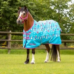 Shires Tikaboo Lite Turnout Rug Princess Unicorn