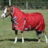 WeatherBeeta ComFiTec Classic Combo Neck Medium Red Turnout Rug -Saddle Shop 15088 28697