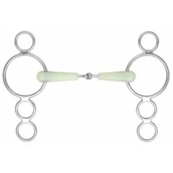 EquiKind Three Ring Jointed Dutch Gag Bit