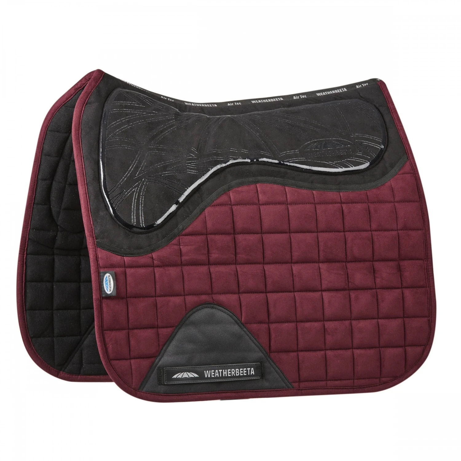 Weatherbeeta Ultra Grip Dressage Saddle Pad Burgundy 3 Weatherbeeta Ultra Grip Dressage Saddle Pad Burgundy