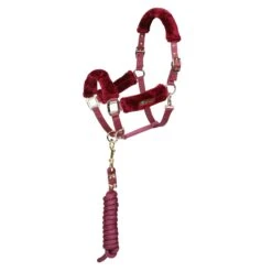 Arma Faux Fur Headcollar & Lead Rope Set 7 Arma Faux Fur Headcollar & Lead Rope Set -Saddle Shop 15917 30478