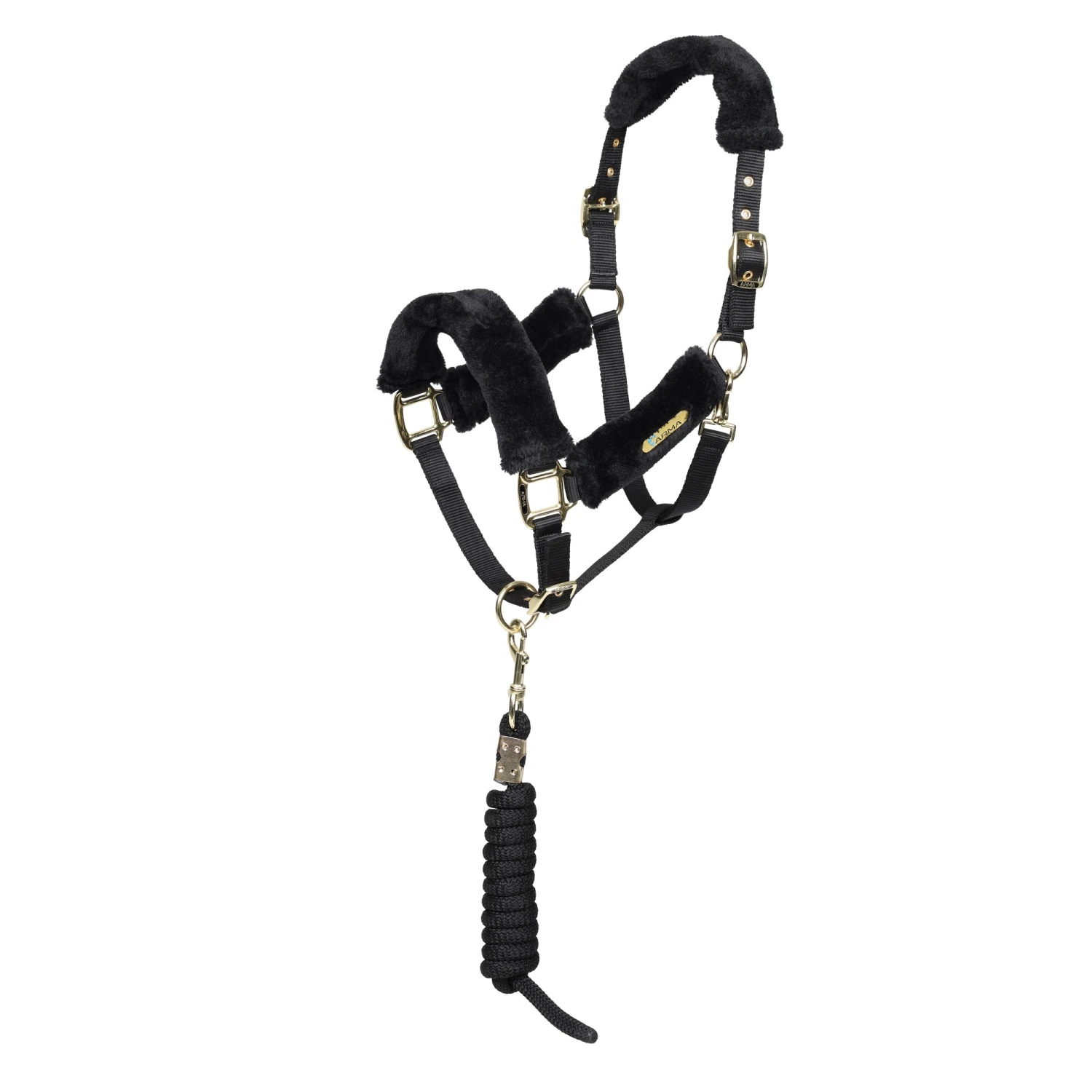 Arma Faux Fur Headcollar & Lead Rope Set 4 Arma Faux Fur Headcollar & Lead Rope Set - Image 2