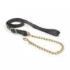 Velociti Gara Leather Lead Rein With Brass Chain -Saddle Shop 15934 30391