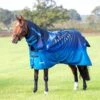 Shires Tempest Original Lite Turnout Combo Rug Blue Skeleton -Saddle Shop 15954 30493