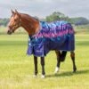 Shires Highlander Original Lite Turnout Rug Navy Forest 1 Shires Highlander Original Lite Turnout Rug Navy Forest -Saddle Shop 15960 30496