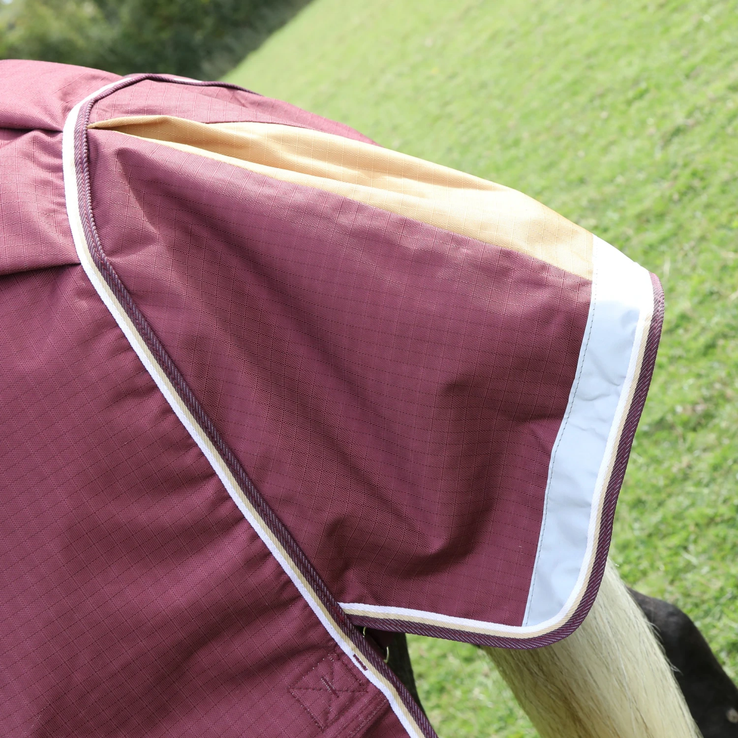Shires Highlander Plus 100 Combo Turnout Rug Maroon 5 Shires Highlander Plus 100 Combo Turnout Rug Maroon - Image 3