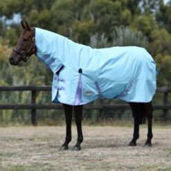 Weatherbeeta ComFitec Classic Medium/Lite Combo Light Blue Turnout Rug