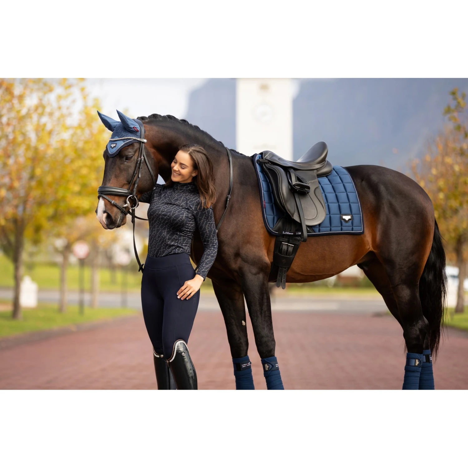 LeMieux Loire Classic Dressage Square Atlantic 4 LeMieux Loire Classic Dressage Square Atlantic - Image 2
