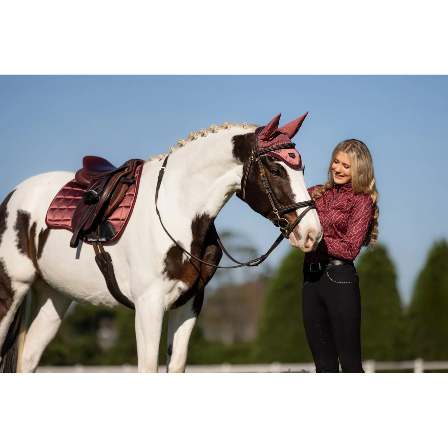 LeMieux Loire Classic GP Square Orchid 4 LeMieux Loire Classic GP Square Orchid - Image 2