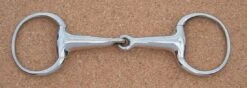 Eggbutt Hollow Mouth Snaffle Bit