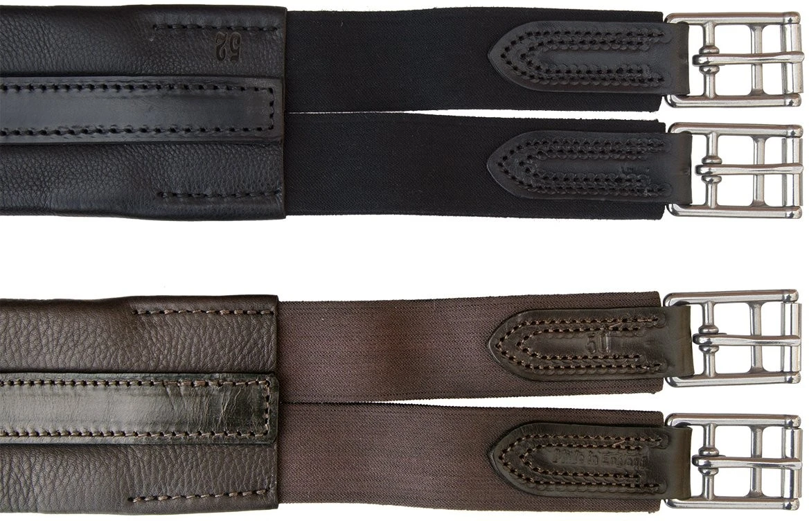Townfields Leather Elastic Atherstone Girth 3 Townfields Leather Elastic Atherstone Girth