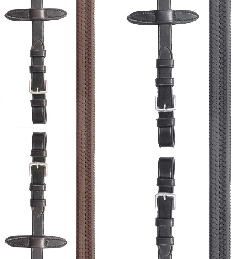 Schockemohle Sports Neo Line Rubber Reins 3 Schockemohle Sports Neo Line Rubber Reins