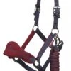 LeMieux Vogue Headcollar And Leadrope Burgundy/Navy 1 LeMieux Vogue Headcollar And Leadrope Burgundy/Navy -Saddle Shop 5411 22466