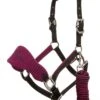 LeMieux Vogue Headcollar And Leadrope Plum/Black -Saddle Shop 5413 22469