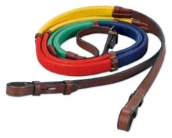 Kincade Rainbow Rubber Reins