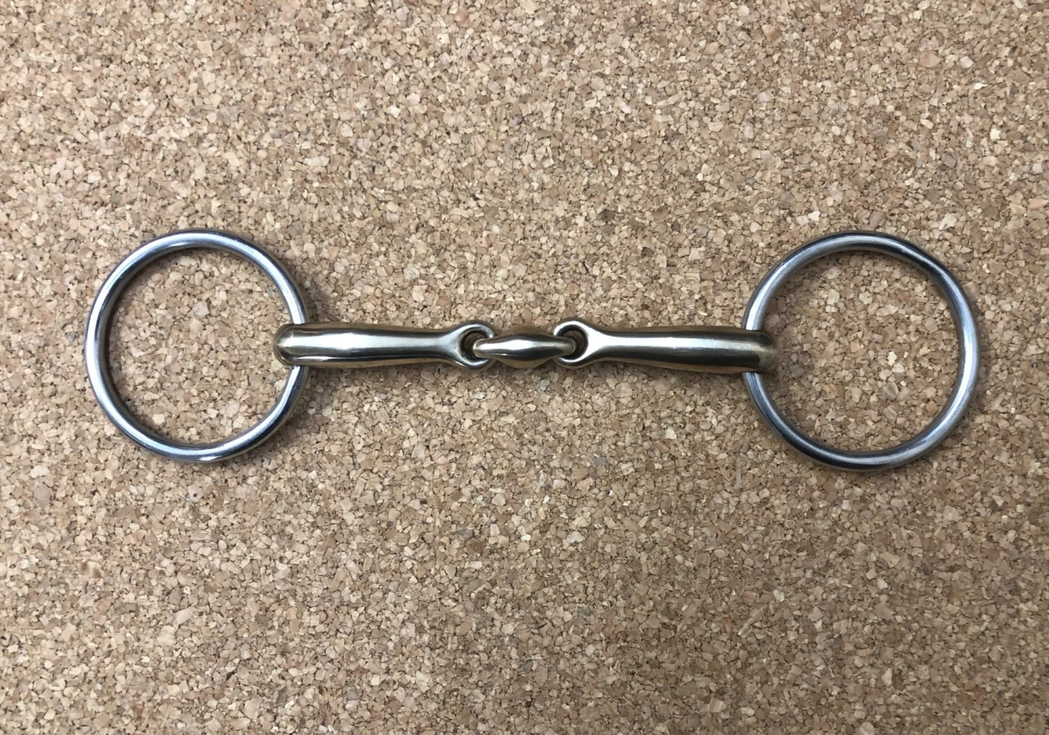 Loose Ring Lozenge Snaffle Brass Alloy 3 Loose Ring Lozenge Snaffle Brass Alloy