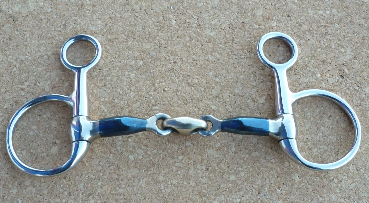 Blue Sweet Iron Hanging Cheek Lozenge Horse Bit 3 Blue Sweet Iron Hanging Cheek Lozenge Horse Bit